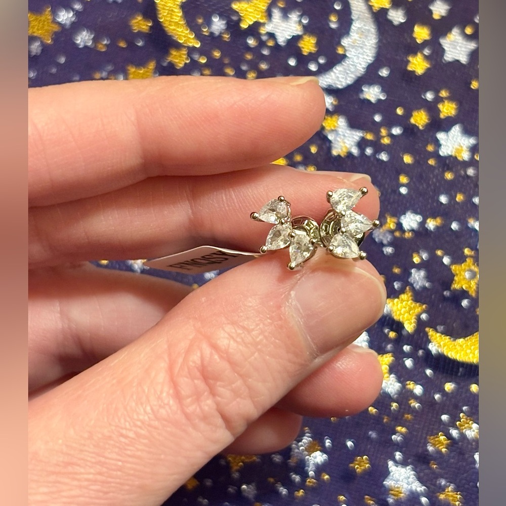 Charmed Aroma-AAA Cubic Zirconia-Earrings-NWT